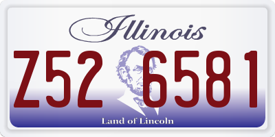 IL license plate Z526581