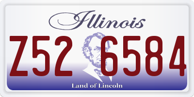 IL license plate Z526584