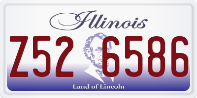 IL license plate Z526586