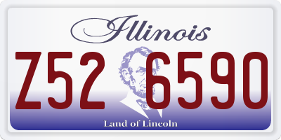 IL license plate Z526590