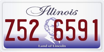 IL license plate Z526591