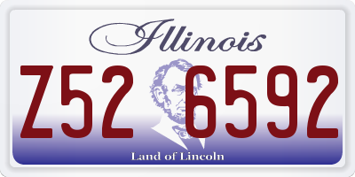 IL license plate Z526592