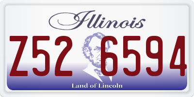 IL license plate Z526594