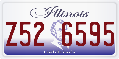 IL license plate Z526595