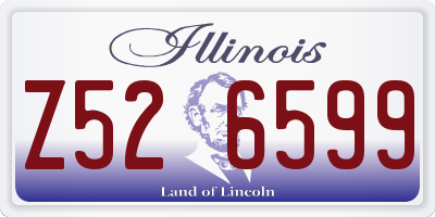 IL license plate Z526599