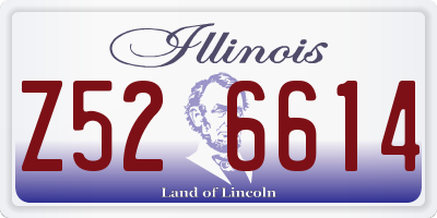 IL license plate Z526614
