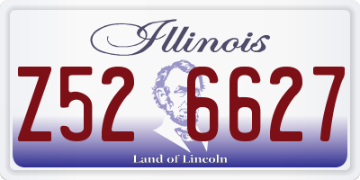 IL license plate Z526627