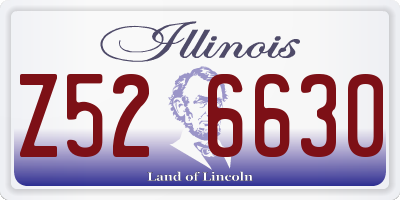 IL license plate Z526630