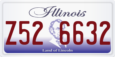 IL license plate Z526632