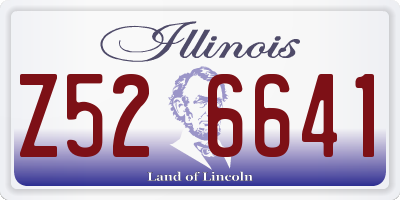 IL license plate Z526641