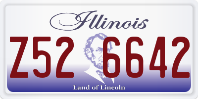IL license plate Z526642