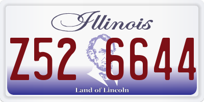 IL license plate Z526644