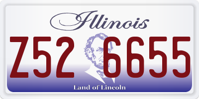 IL license plate Z526655