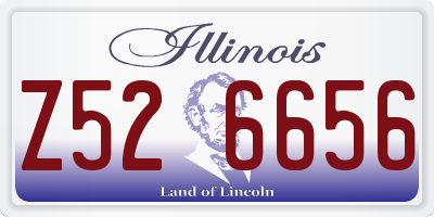 IL license plate Z526656