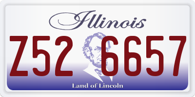 IL license plate Z526657