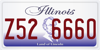 IL license plate Z526660