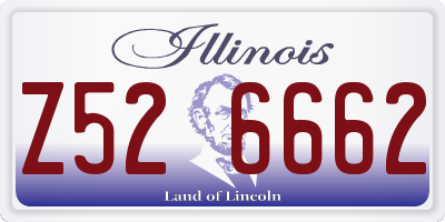 IL license plate Z526662