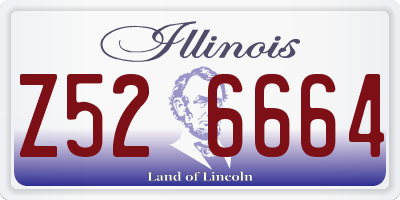 IL license plate Z526664
