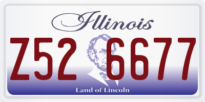 IL license plate Z526677