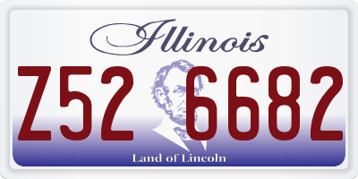 IL license plate Z526682
