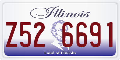 IL license plate Z526691