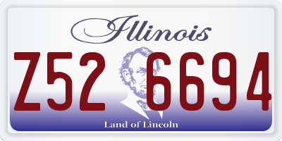 IL license plate Z526694