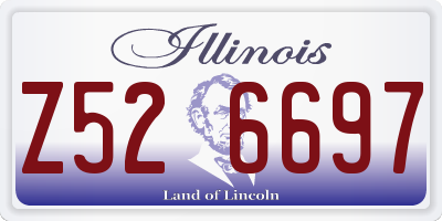 IL license plate Z526697