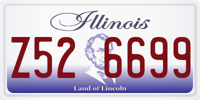 IL license plate Z526699