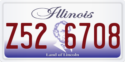 IL license plate Z526708