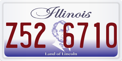 IL license plate Z526710