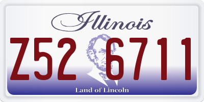 IL license plate Z526711