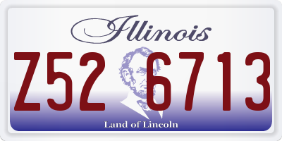 IL license plate Z526713