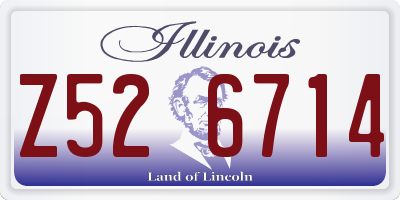 IL license plate Z526714