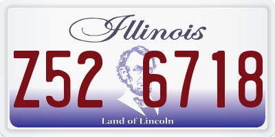 IL license plate Z526718