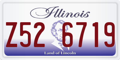 IL license plate Z526719