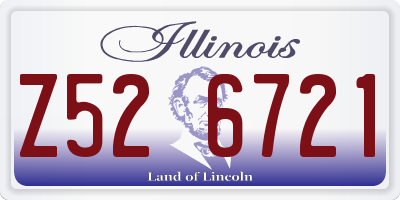 IL license plate Z526721