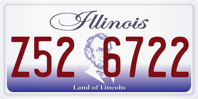 IL license plate Z526722