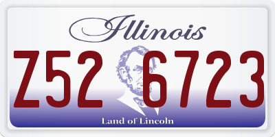 IL license plate Z526723