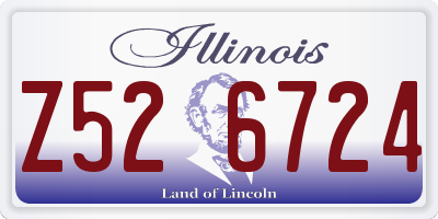 IL license plate Z526724