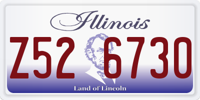 IL license plate Z526730