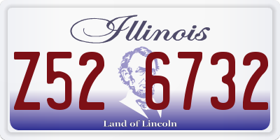 IL license plate Z526732