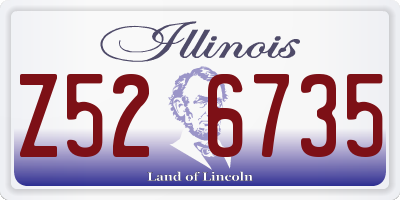 IL license plate Z526735