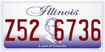IL license plate Z526736