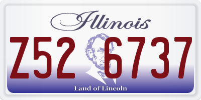IL license plate Z526737