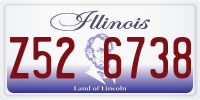 IL license plate Z526738