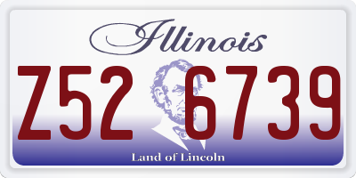 IL license plate Z526739