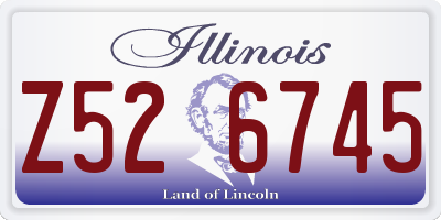 IL license plate Z526745