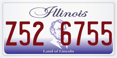 IL license plate Z526755