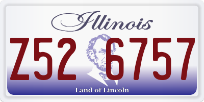 IL license plate Z526757