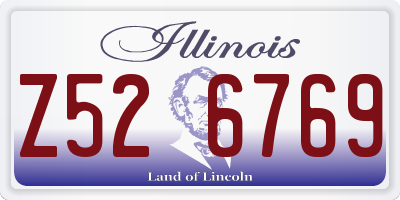 IL license plate Z526769